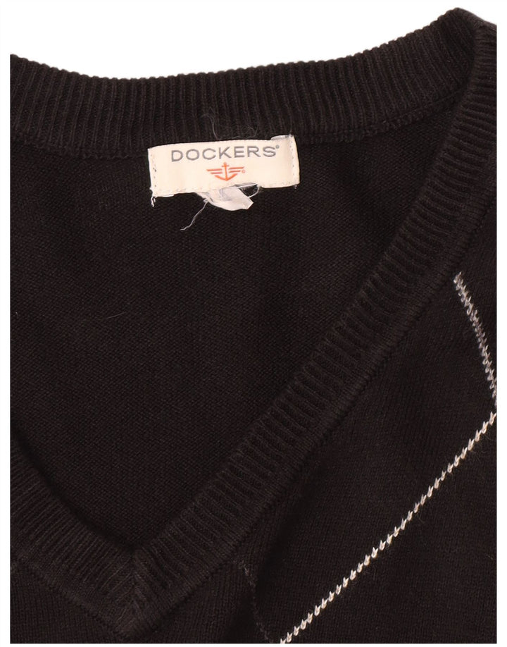 Dockers muška majica bez rukava XL Black Argyle/Diamond