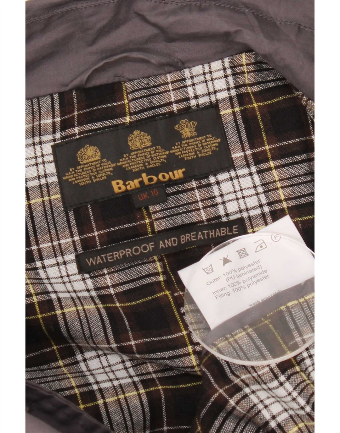 Barbour ženski preveliki baloner UK 10 Mali tamnoplavi poliester