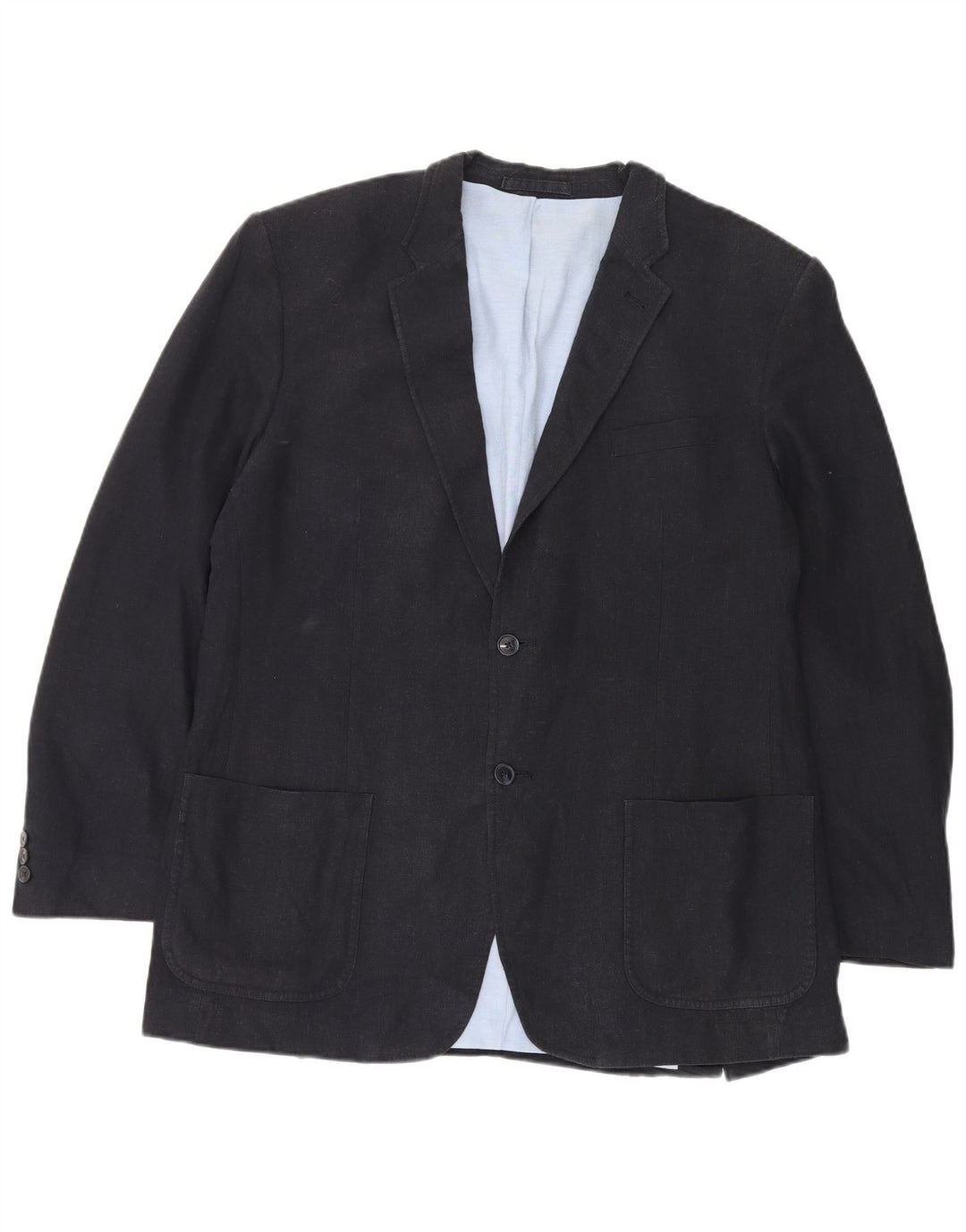 Marks & Spencer muška jakna sa 2 gumba UK 44 XL tamnoplavi lan