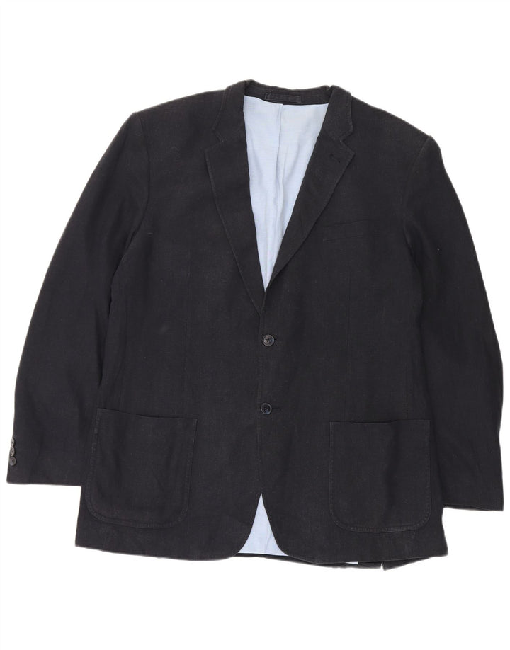 Marks & Spencer muška jakna sa 2 gumba UK 44 XL tamnoplavi lan