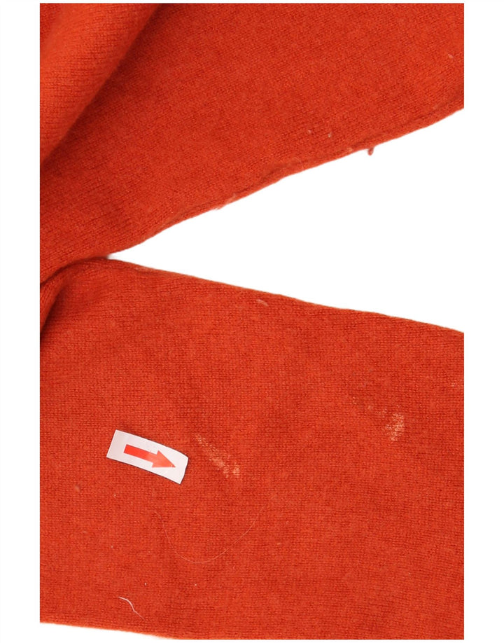 Hobbs kratki ženski džemper s kornjačinim ovratnikom UK 16 Veliki narančasti vuneni