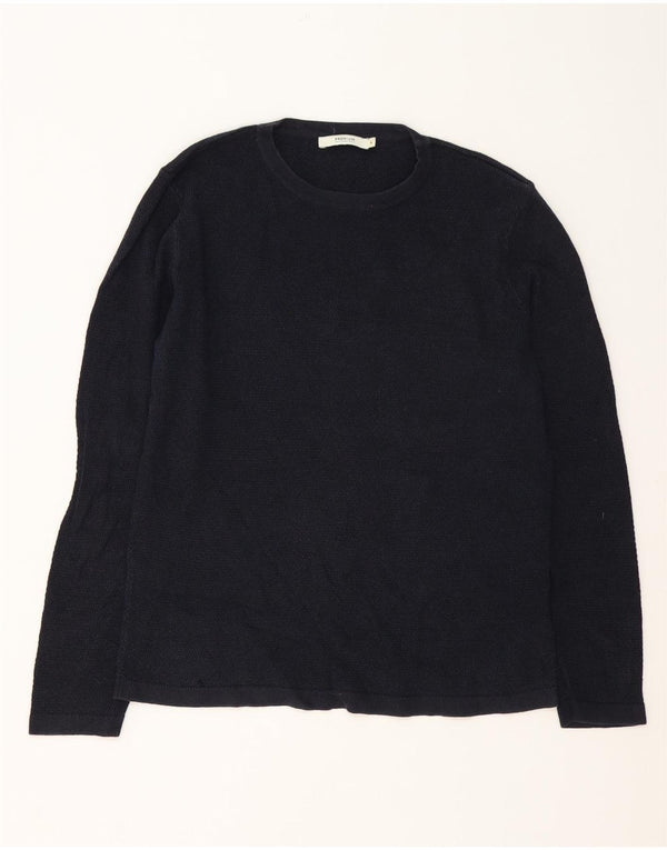Jack & Jones muški džemper s okruglim izrezom, veliki tamnoplavi pamuk