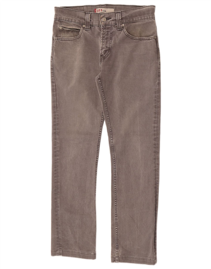 Levi's muške 511 uske traperice W30 L29 sivi pamuk