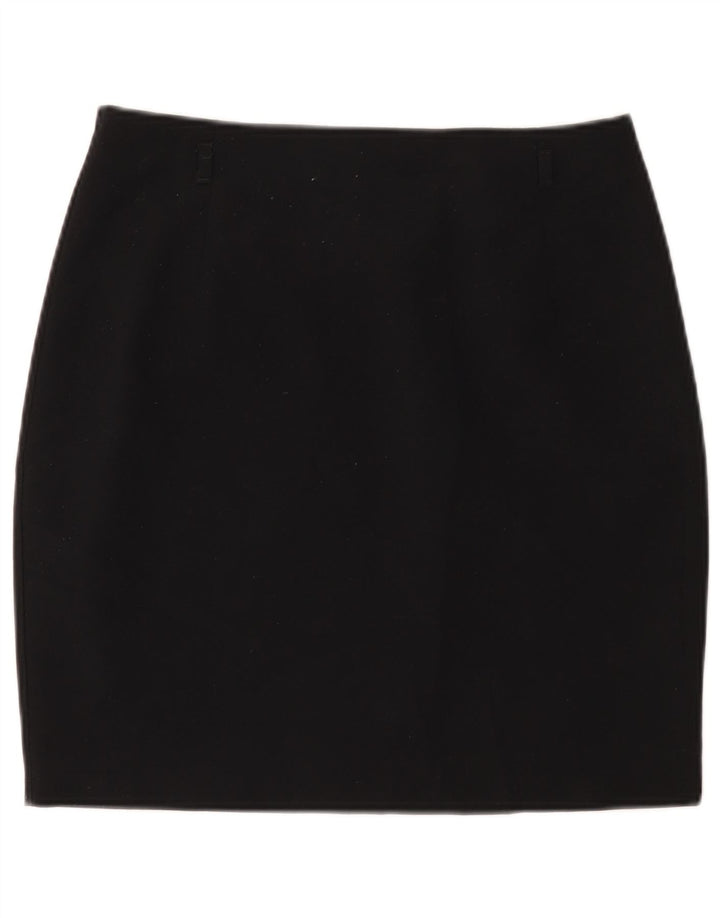 Marks & Spencer ženska mini suknja UK 12 srednje W30 crni poliester