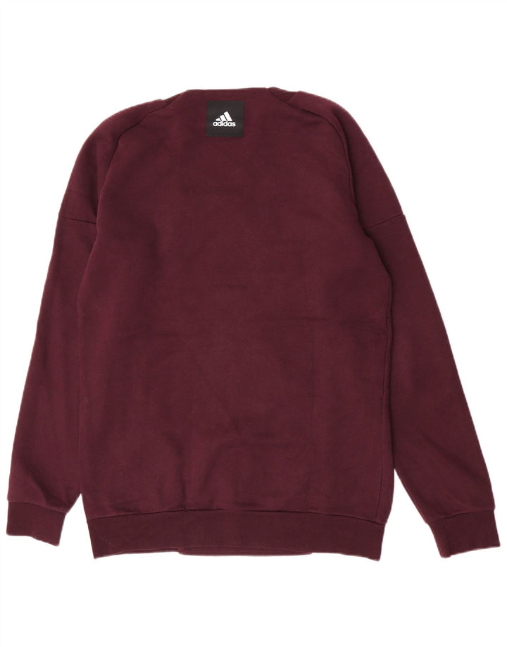 Adidas muški džemper s grafičkim motivima, mali kestenjasti