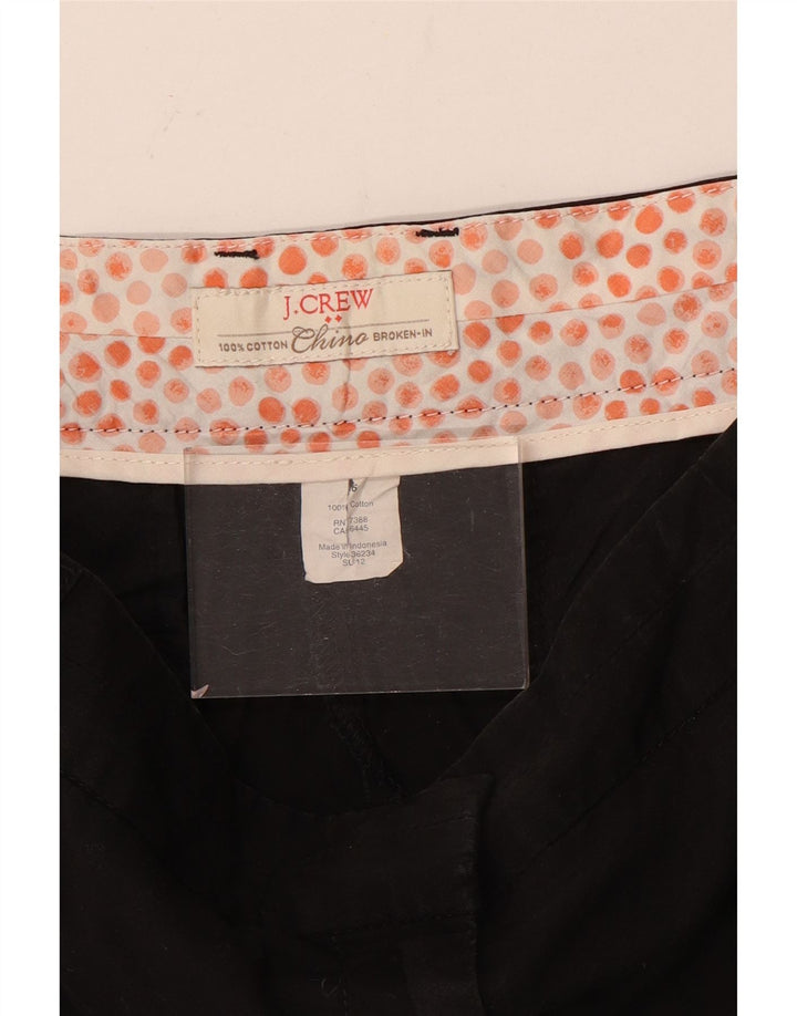 J. Crew Ženske Broken In Chino kratke hlače US 6 srednje W32 crni pamuk