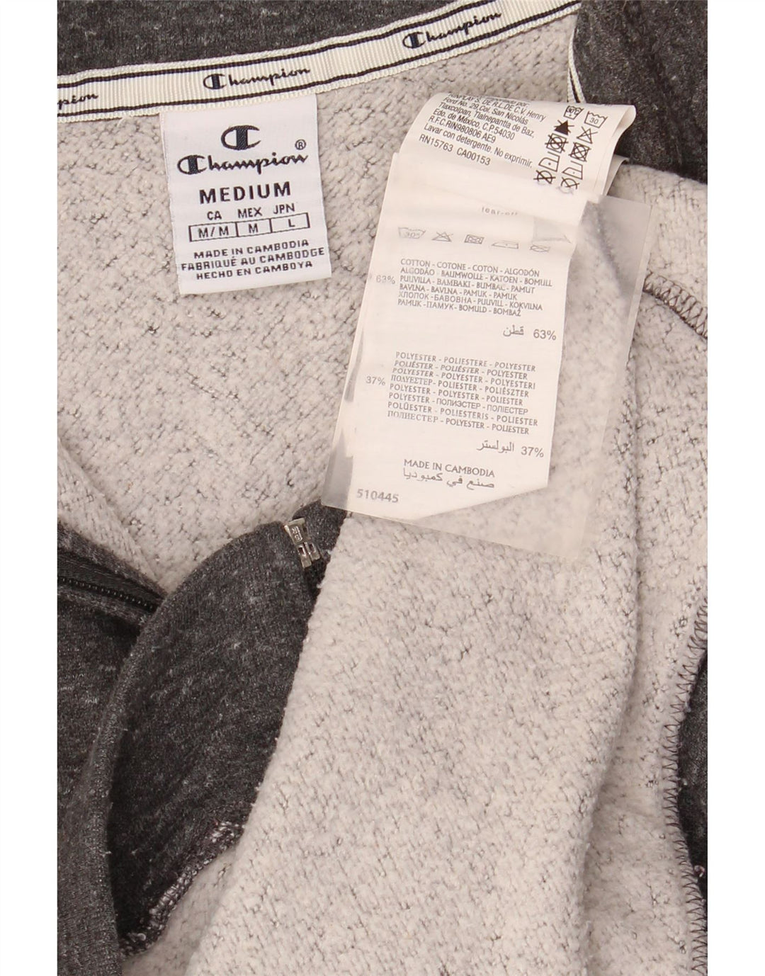 Gornja jakna Champion prekomjerne trenirke UK 14 srednje sive boje