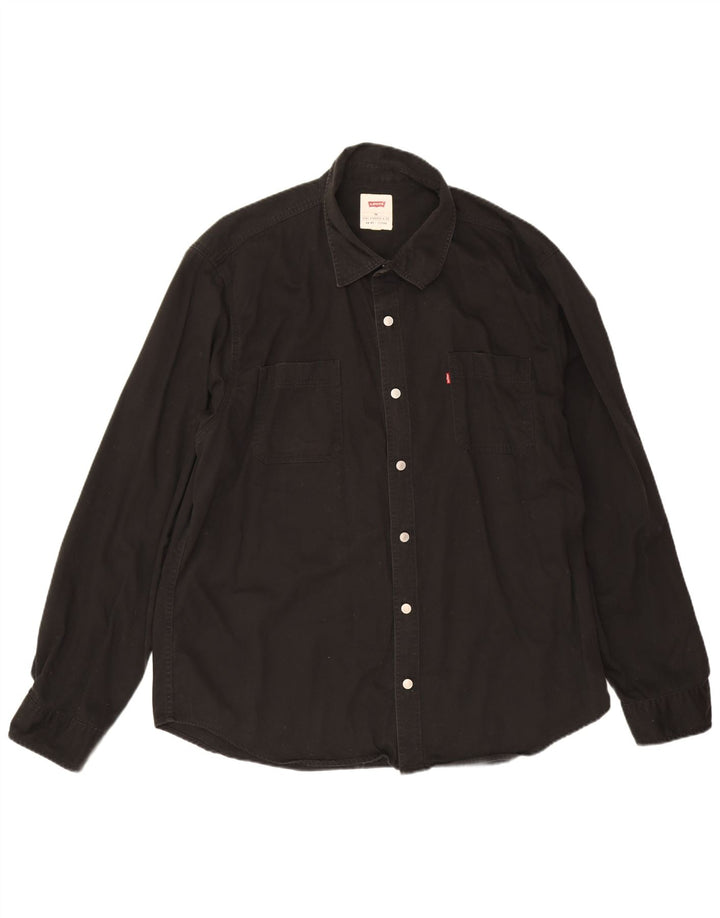 Levi's muška košulja 2XL crni pamuk