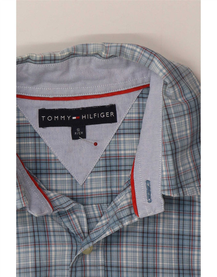 Tommy Hilfiger muška košulja s malim plavim karirama