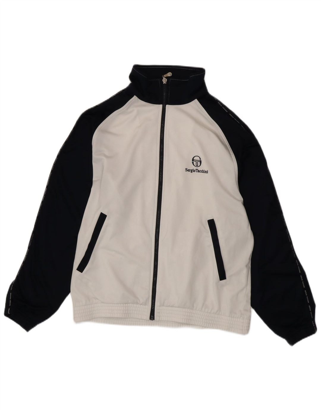 SERGIO TACCHINI Muška gornja jakna trenirke srednje bijele boje