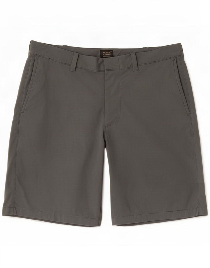 J. Crew Mens Chino kratke hlače srednje veličine W33 Sivi najlon