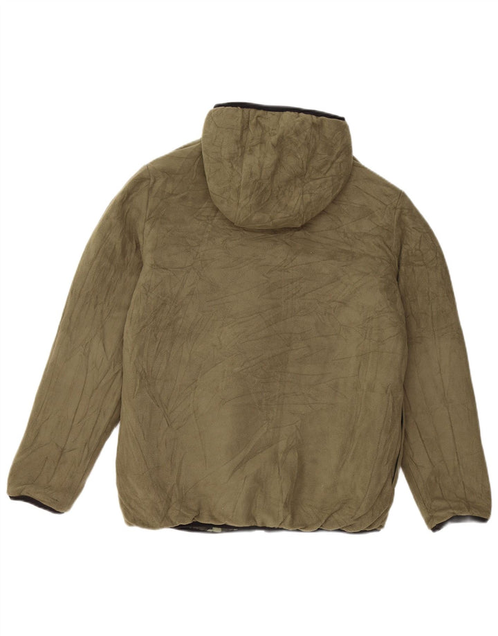 UNDER ARMOUR Podstavljeni kaput s kapuljačom za dječake 13-14 godina kaki kamuflažni