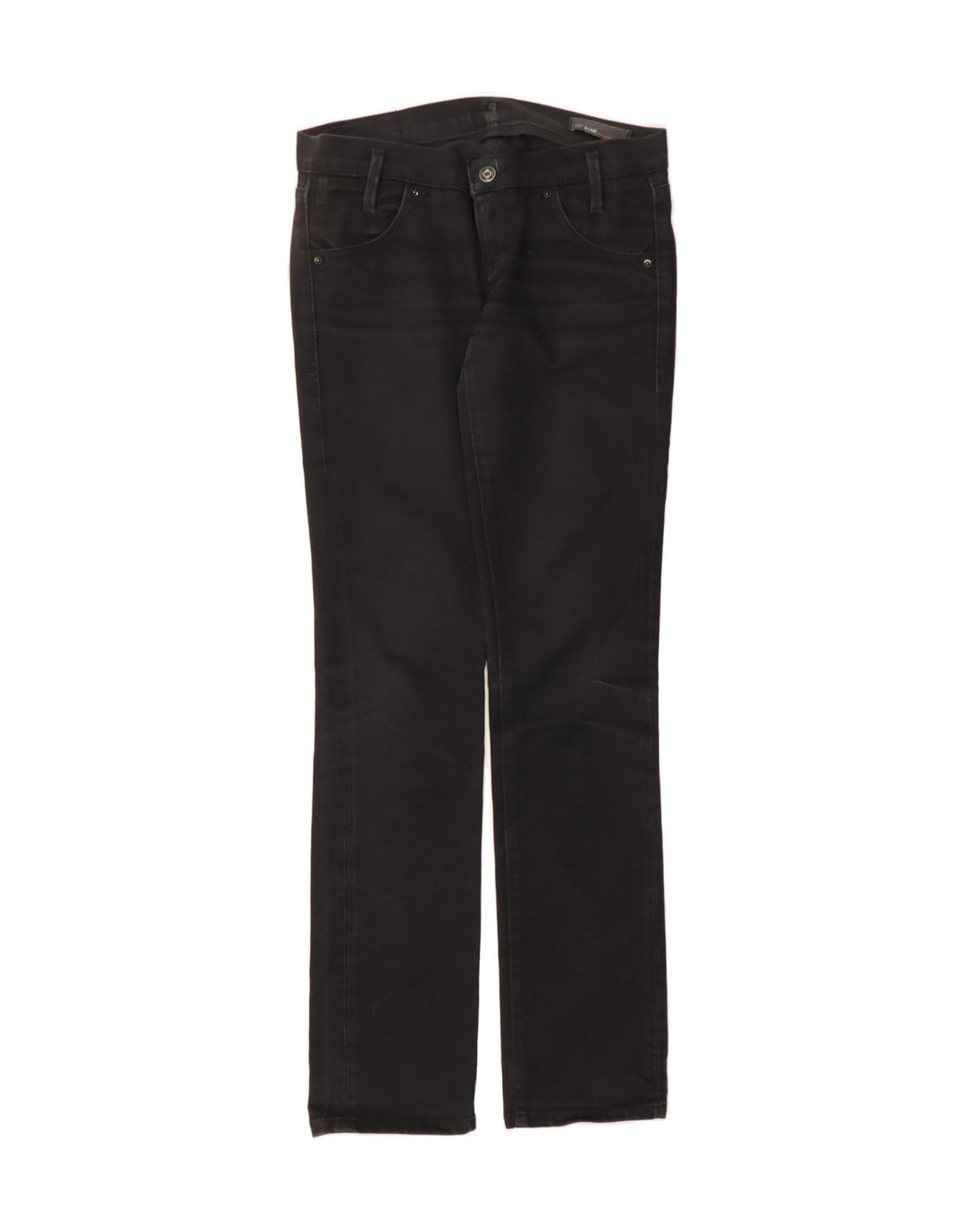 LEE Womens Lynn Straight Jeans W28 L35  Black Cotton Vintage Lee and Second-Hand Lee from Messina Hembry 