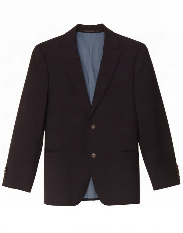 Hugo Boss muška jakna sa 2 gumba UK 42 XL tamnoplava vuna na pruge