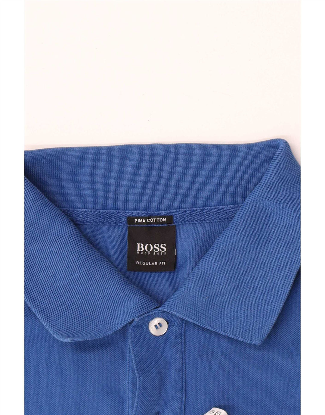 Hugo Boss muška polo majica standardnog kroja velika, plava pamučna