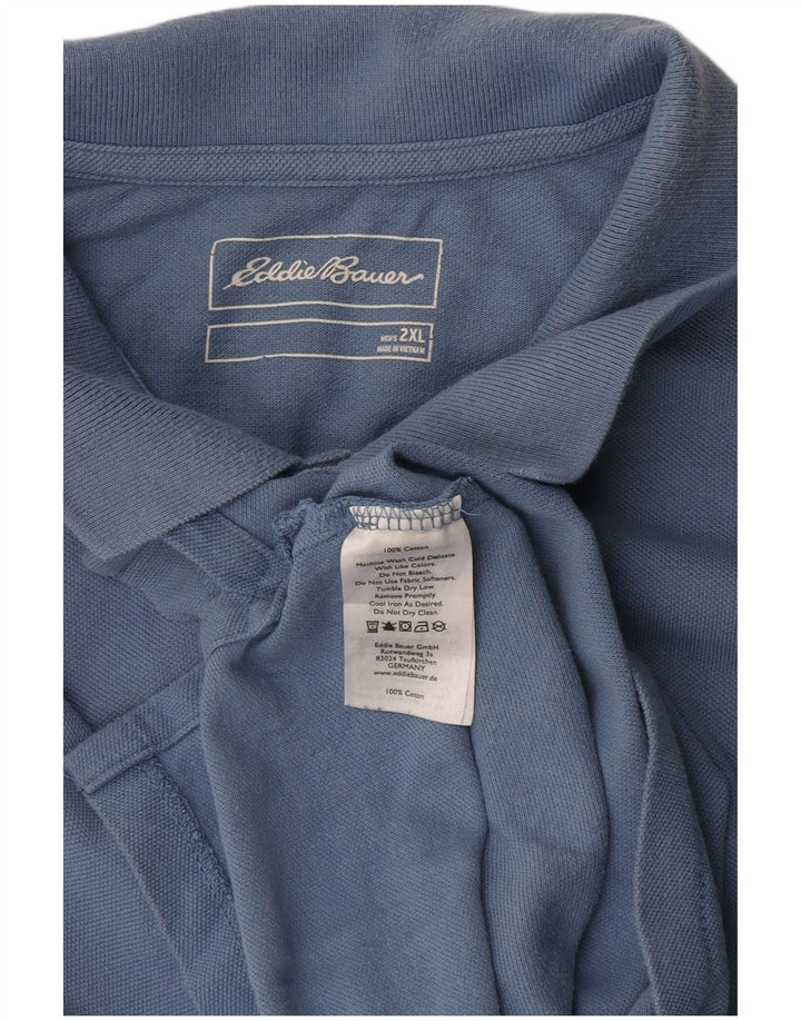 Eddie Bauer muška polo majica 2XL plavi pamuk