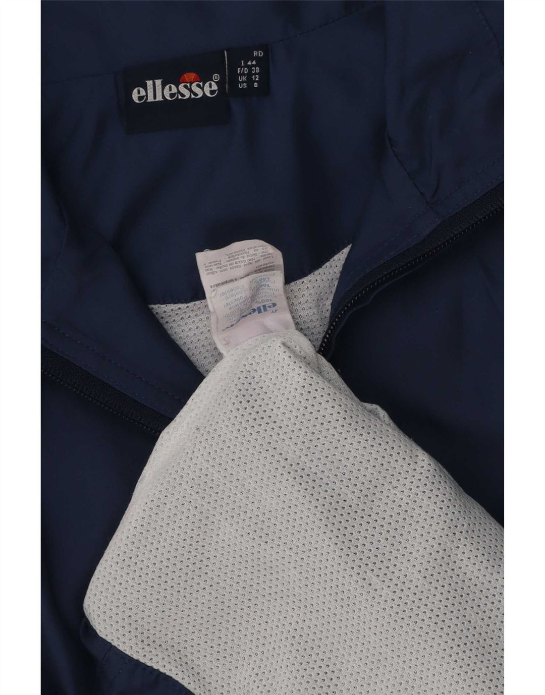 Ellesse ženska gornja jakna prevelike trenirke UK 12 srednje tamnoplava