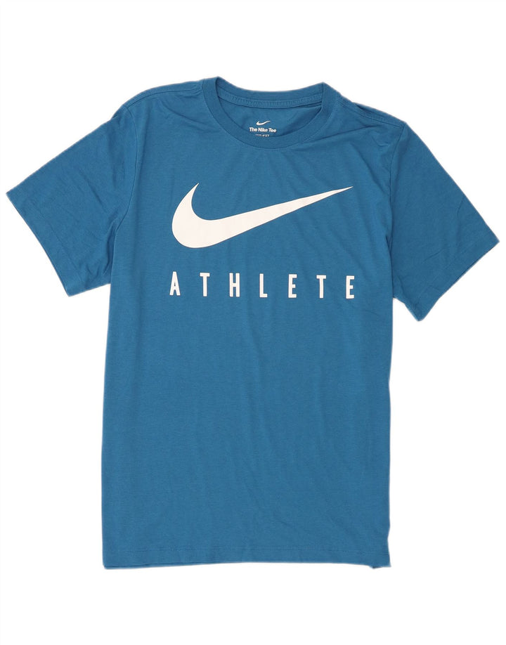 Nike Dri Fit Graphic T-Shirt majica, veliki plavi poliester