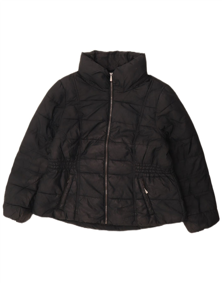 Marks & Spencer ženska podstavljena jakna UK 20 2XL tamnoplavi poliester