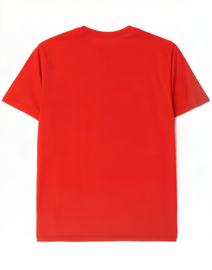 Nike Dri Fit Graphic majica kratkih rukava srednje crvene boje od poliestera