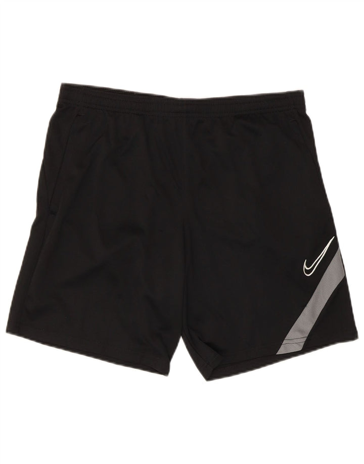 Nike Dri Fit sportske kratke hlače srednje crne boje od poliestera
