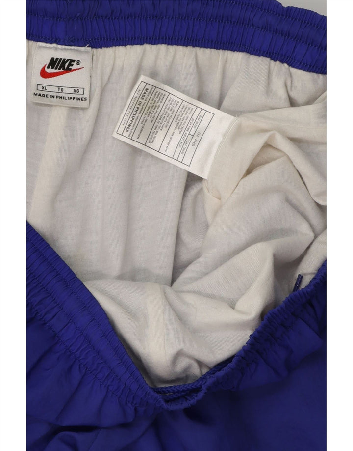 NIKE Muške trenirke Hlače Joggers XL Ljubičasti poliester