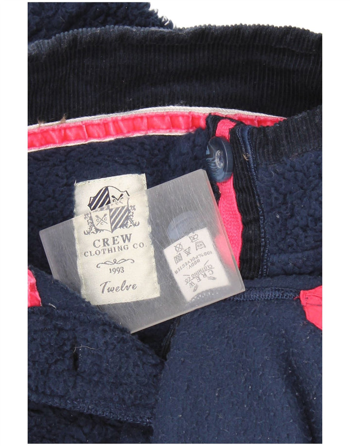 Crew Clothing Ženski džemper od flisa UK 12 Medium tamnoplavi poliester