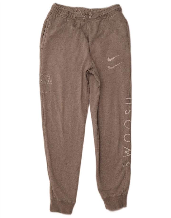 NIKE Ženske trenirke s grafičkim motivima Joggers UK 10 Small Gray Cotton