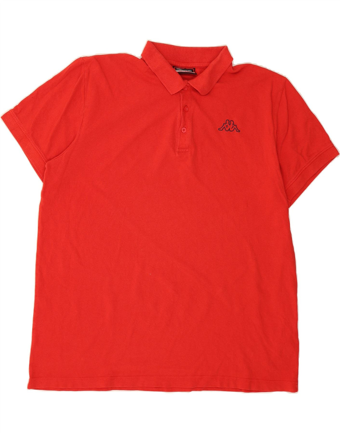 KAPPA Mens Polo Shirt 2XL Red Cotton Vintage Kappa and Second-Hand Kappa from Messina Hembry 