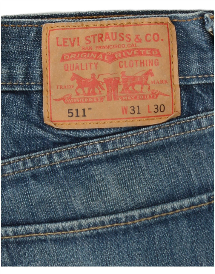 Levi's muške 511 uske traperice W31 L27 plavi pamuk