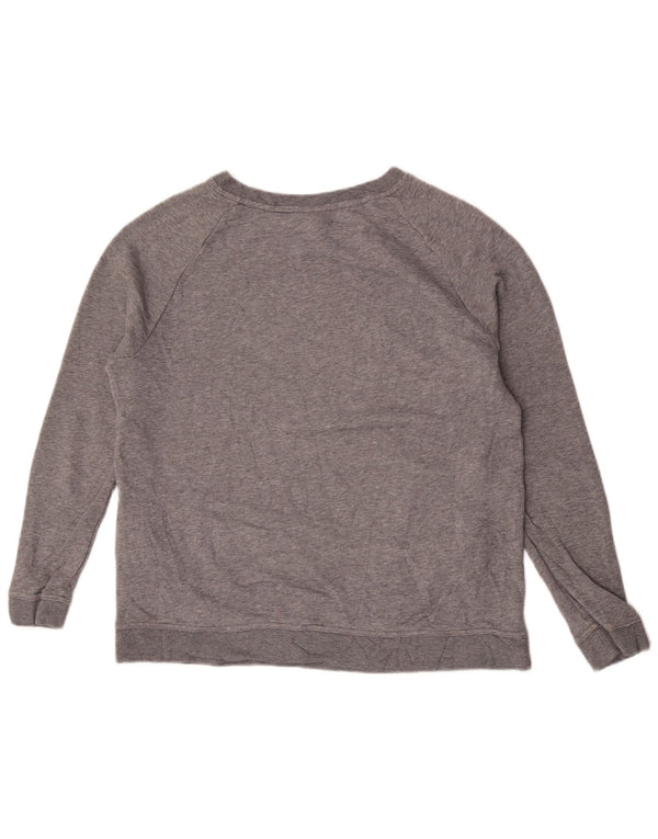 Ženska trenirka Nike Graphic Sweatshirt UK 14 srednje sivi flekasti pamuk