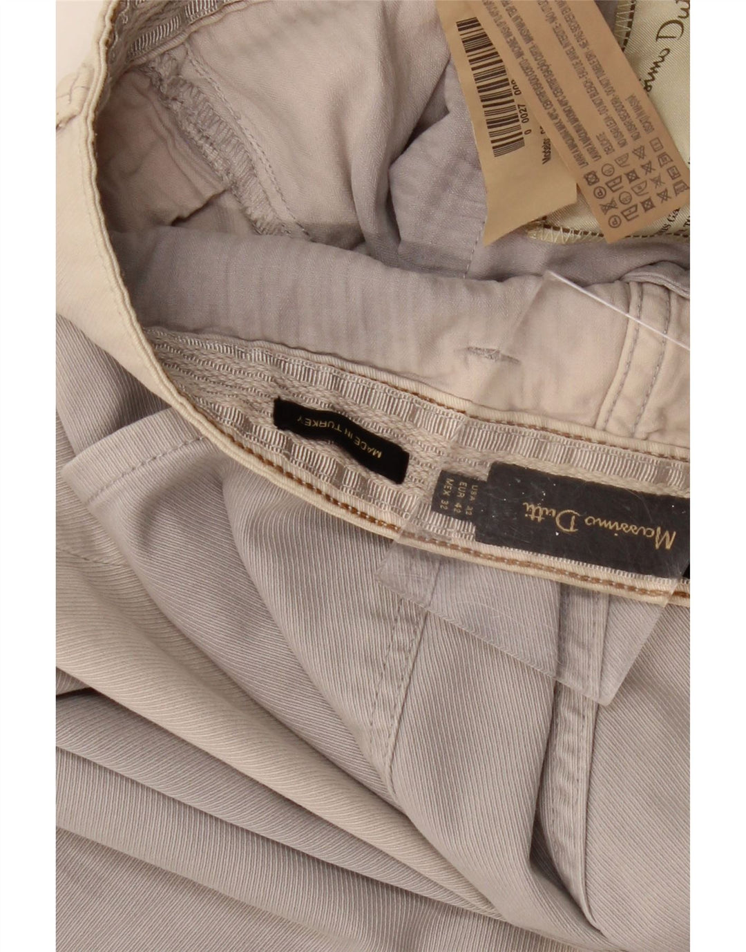 MASSIMO DUTTI Muške ravne ležerne hlače EU 42 Large W32 L32 sive