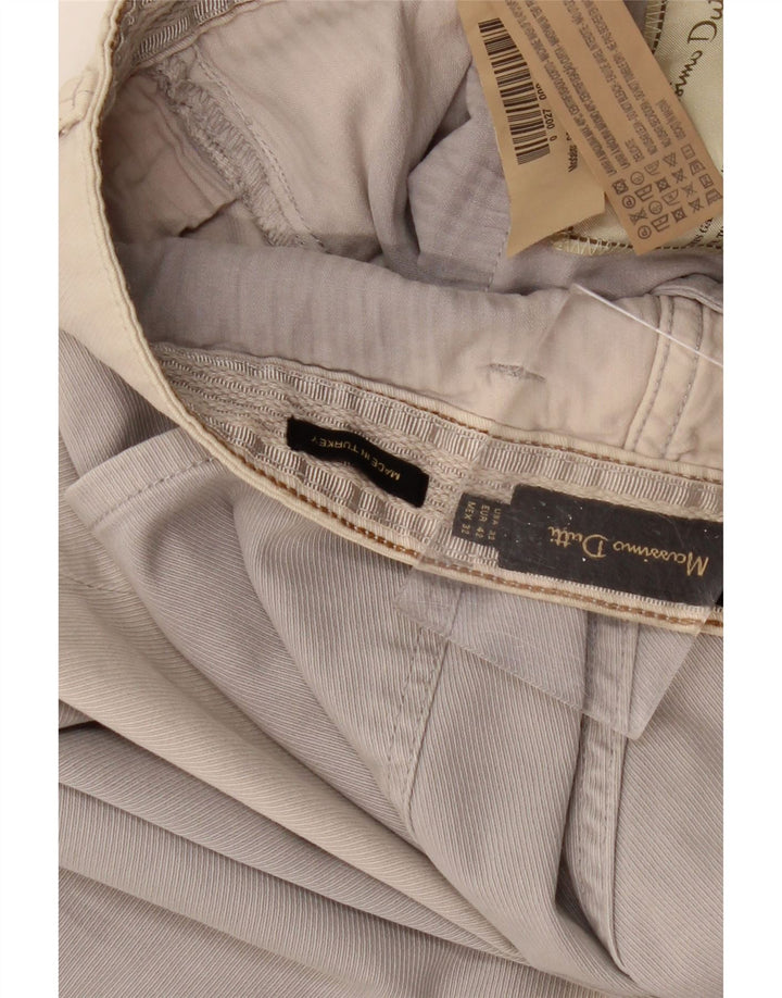 MASSIMO DUTTI Muške ravne ležerne hlače EU 42 Large W32 L32 sive