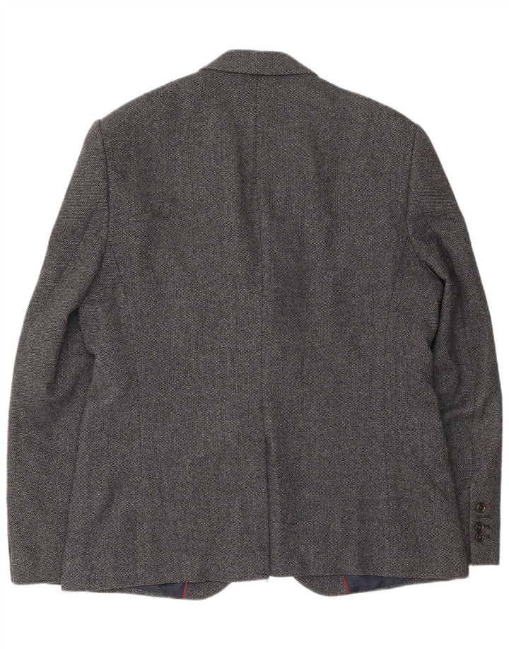 Jack Wills muška jakna s 2 gumba UK 42 XL siva vuna