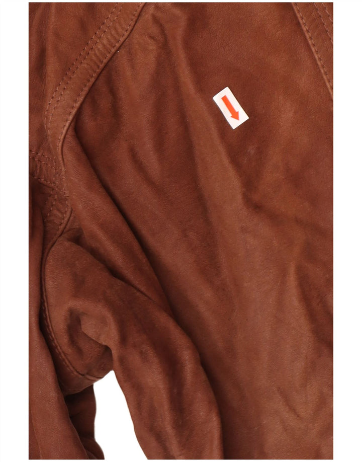 VINTAGE muški kožni kaput IT 50 Large Brown