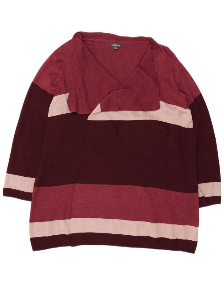 Marks & Spencer ženski dugi kardigan pulover UK 18 XL Višebojni