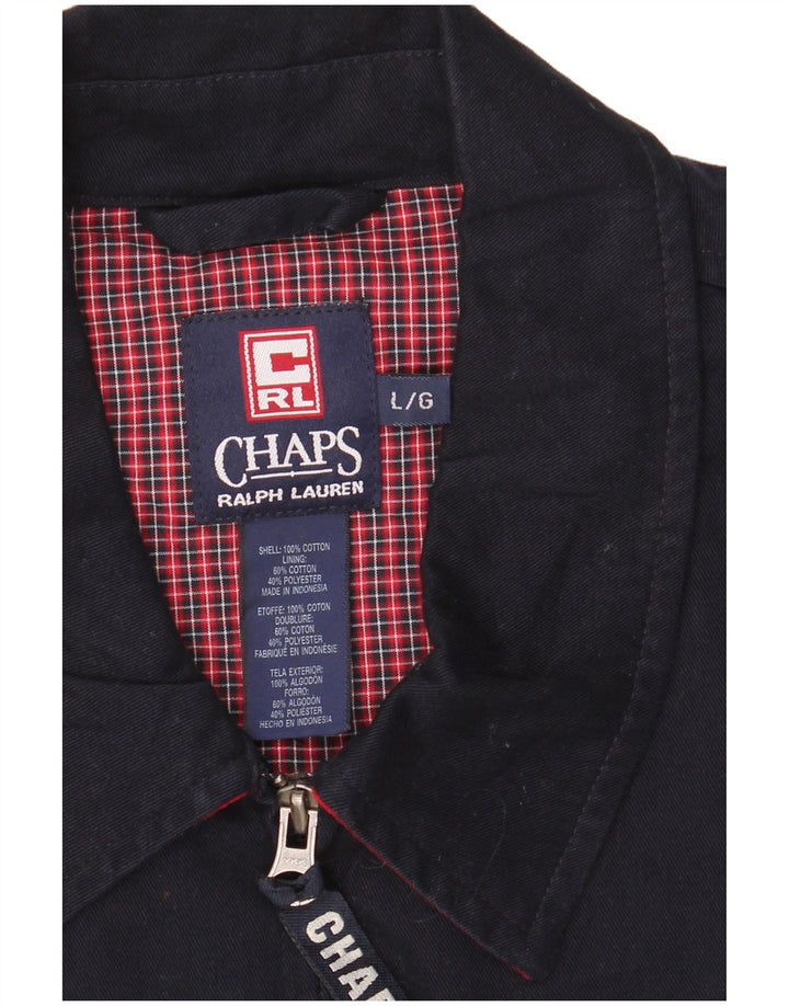 Chaps muška bomber jakna UK 40 Large tamnoplavi pamuk