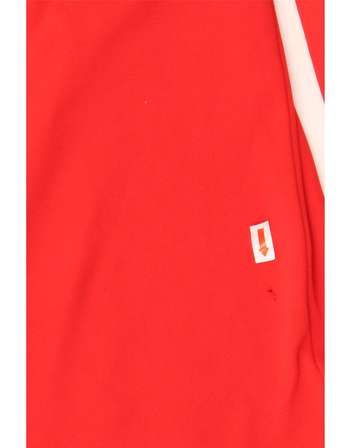 Nike Dri Fit Graphic Zip Neck Pulover Trenirka Top Large Red