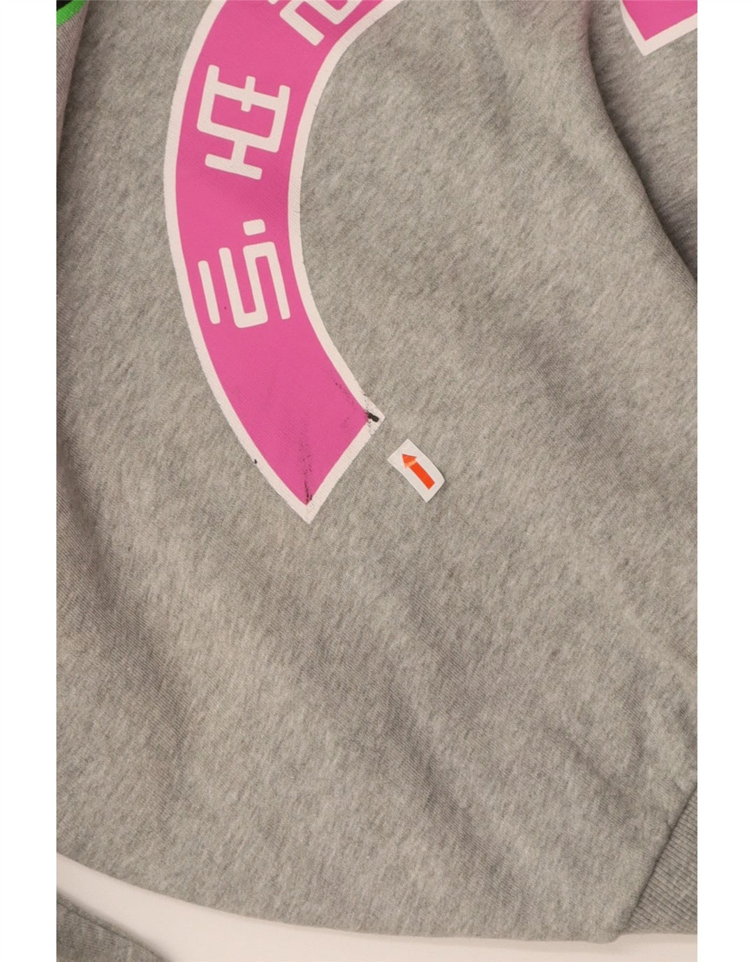 DIESEL Mens Loose Fit Graphic Sweatshirt Jumper Medium Grey