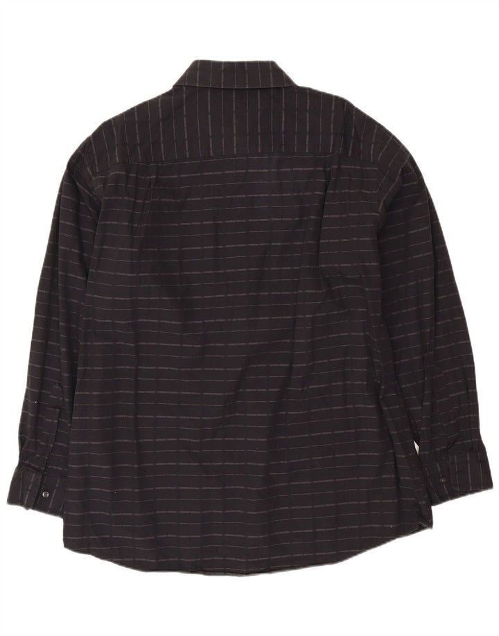 CALVIN KLEIN muška košulja veličina 17 XL pamuk na crne pruge