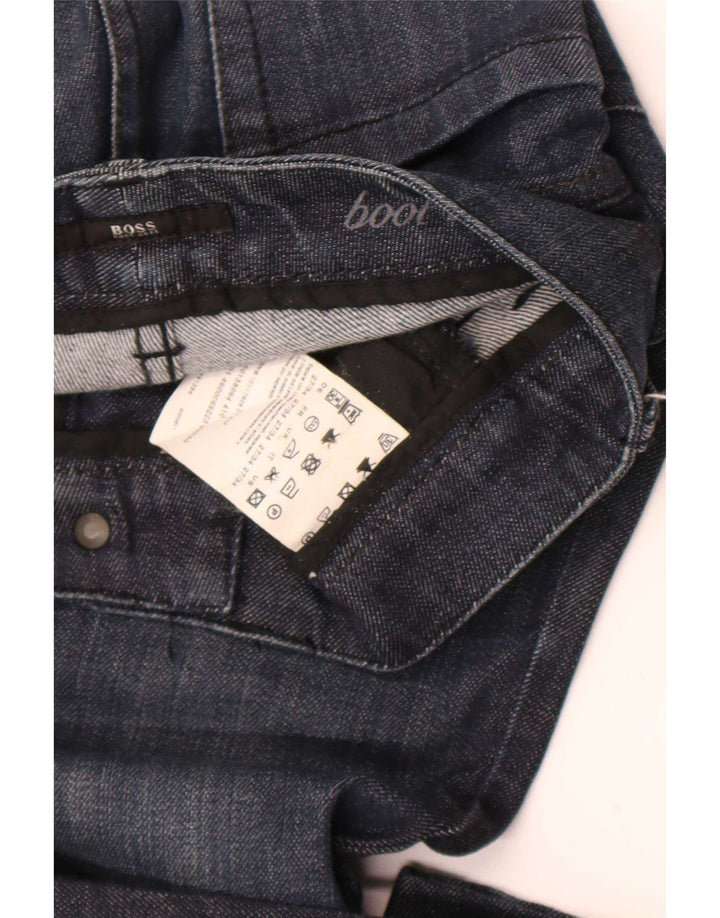 Hugo Boss Ženske Bootcut traperice W27 L28 tamnoplavi pamuk