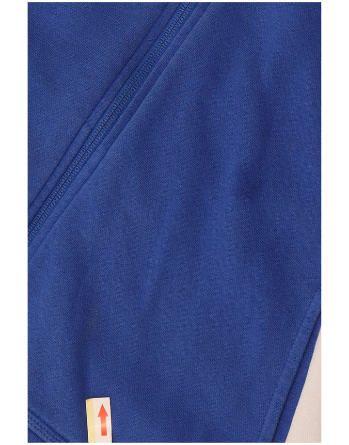 NIKE pulover s kapuljačom na patentni zatvarač za dječake 13-14 godina XL plavi pamuk