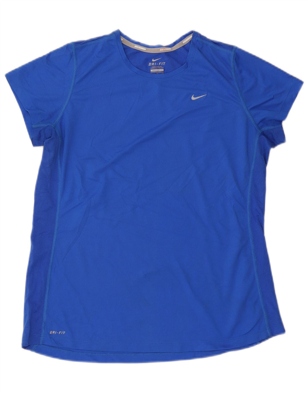 Nike ženska majica kratkih rukava Dri Fit UK 18 XL plavi poliester