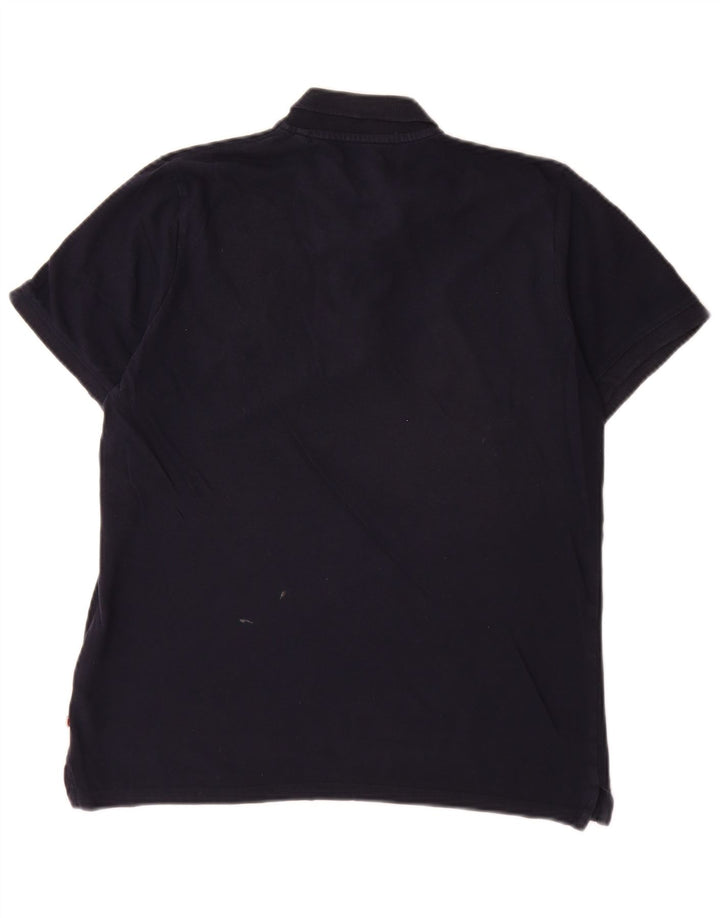 Jack & Jones muška polo majica mala tamnoplava pamuk