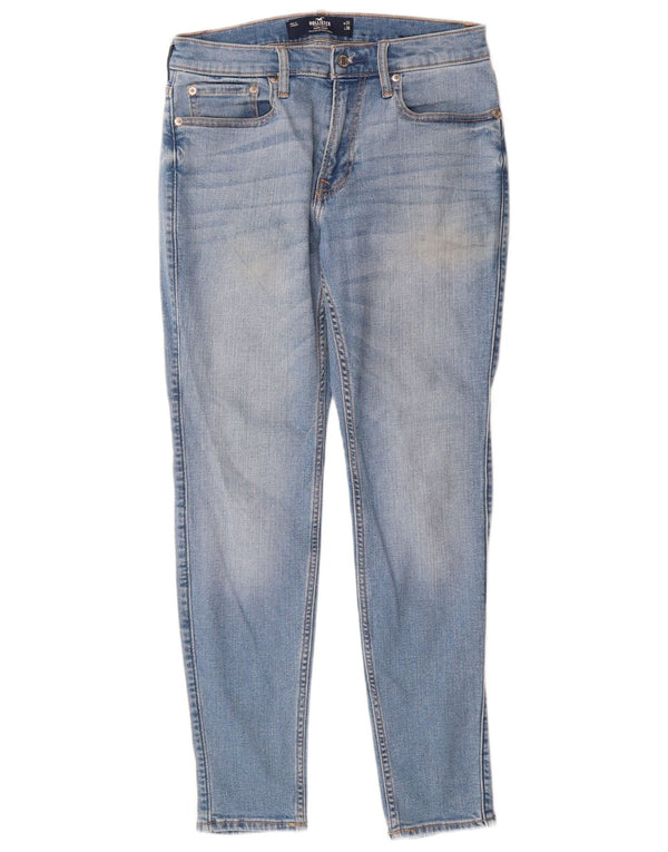 Hollister ženske super uske traperice W31 L30 plavi pamuk