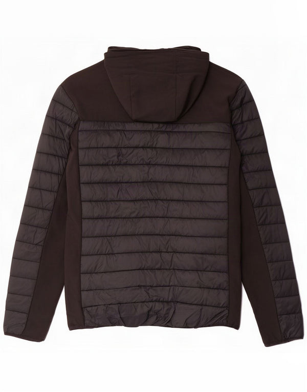 Mountain Warehouse Muška podstavljena jakna s kapuljačom UK 40 Large Black Nylon