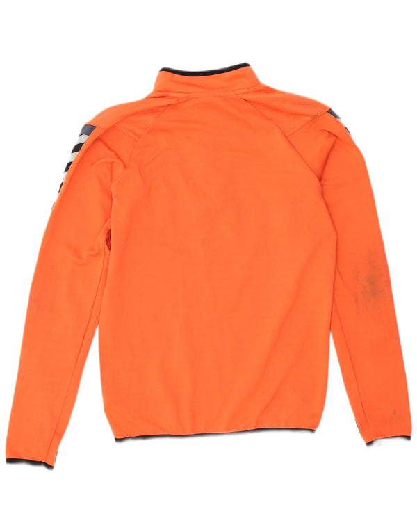 Hummel Boys Graphic Pulover Trenirka Top 15-16 Years Orange Colourblock