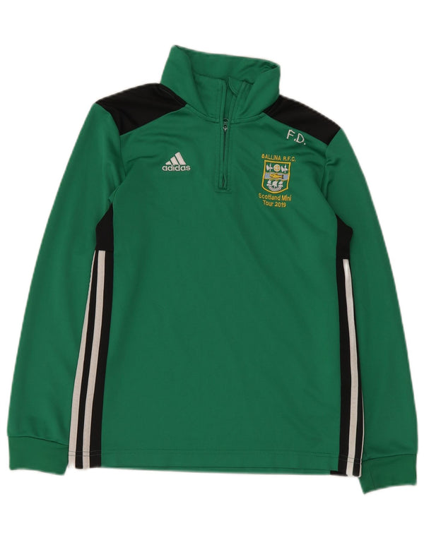 ADIDAS trenirka za dječake Graphic Pulover Trenirka 11-12 Years Green Colourblock