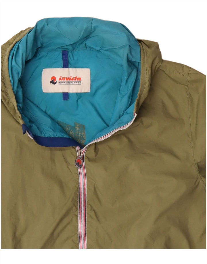 Invicta muška kišna jakna s kapuljačom UK 38 srednje kaki boje