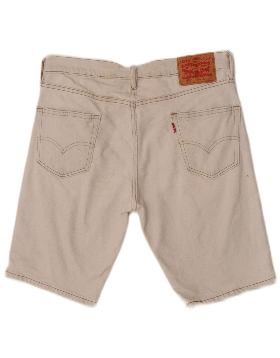 Levi's muške kratke traper hlače 511 W30 srednje plavi pamuk